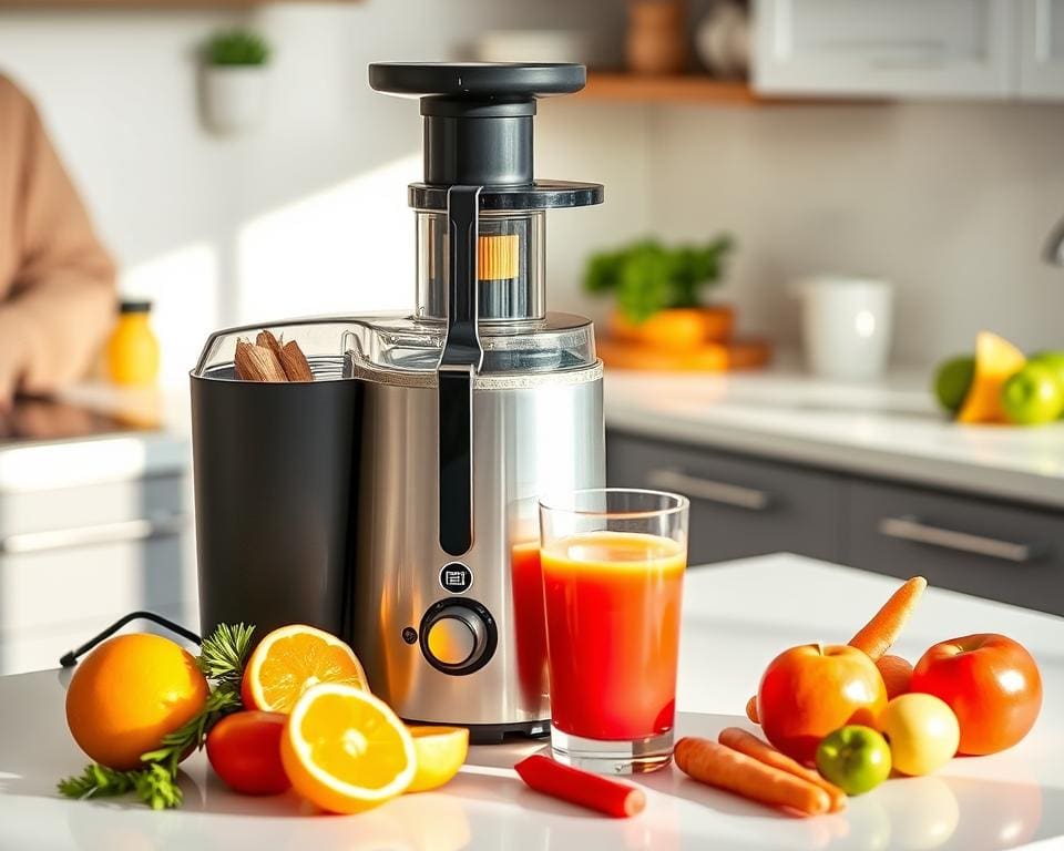 Elektrische sapcentrifuges voor vers sap in een handomdraai
